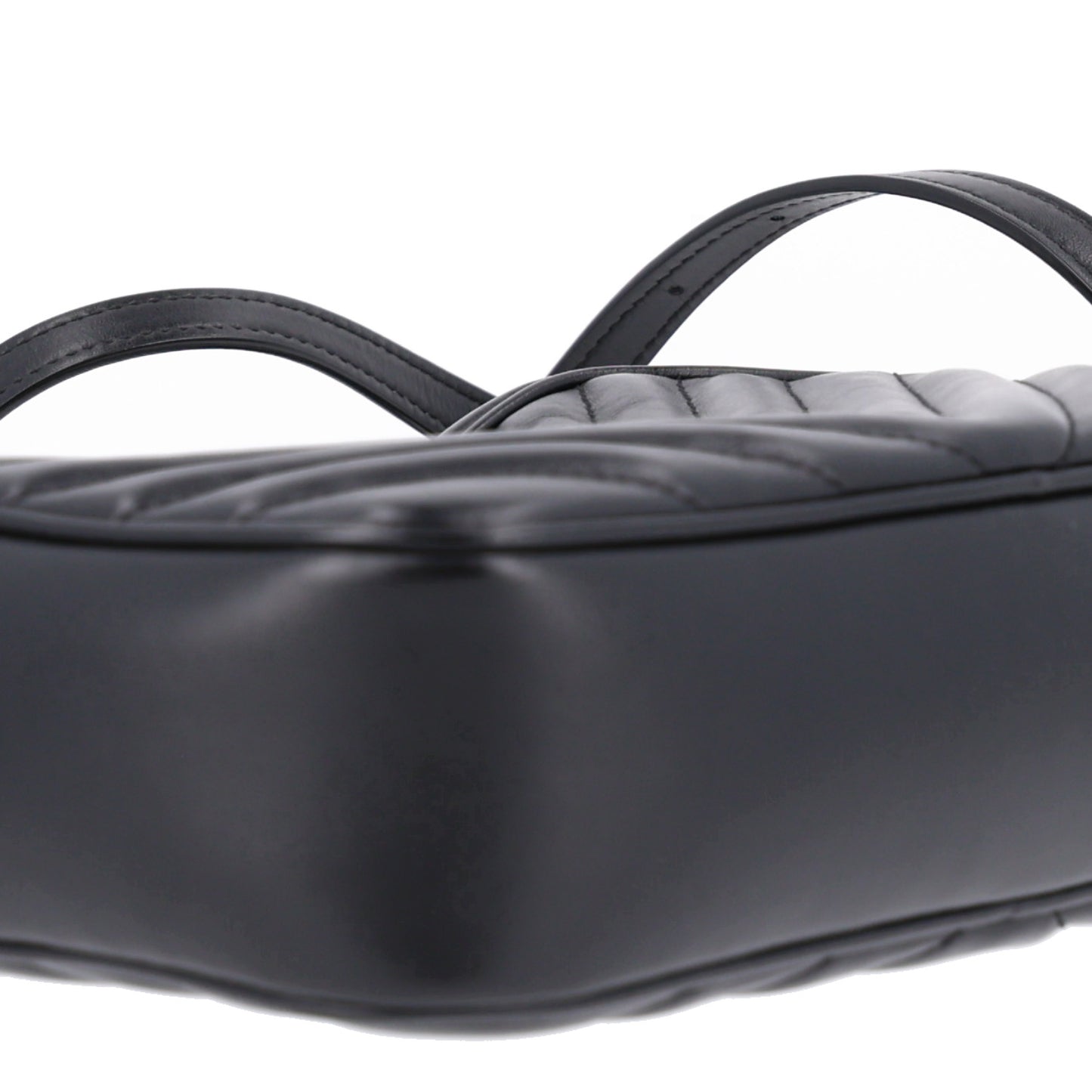 Calfskin Matelasse Monogram Lou Camera Bag Black