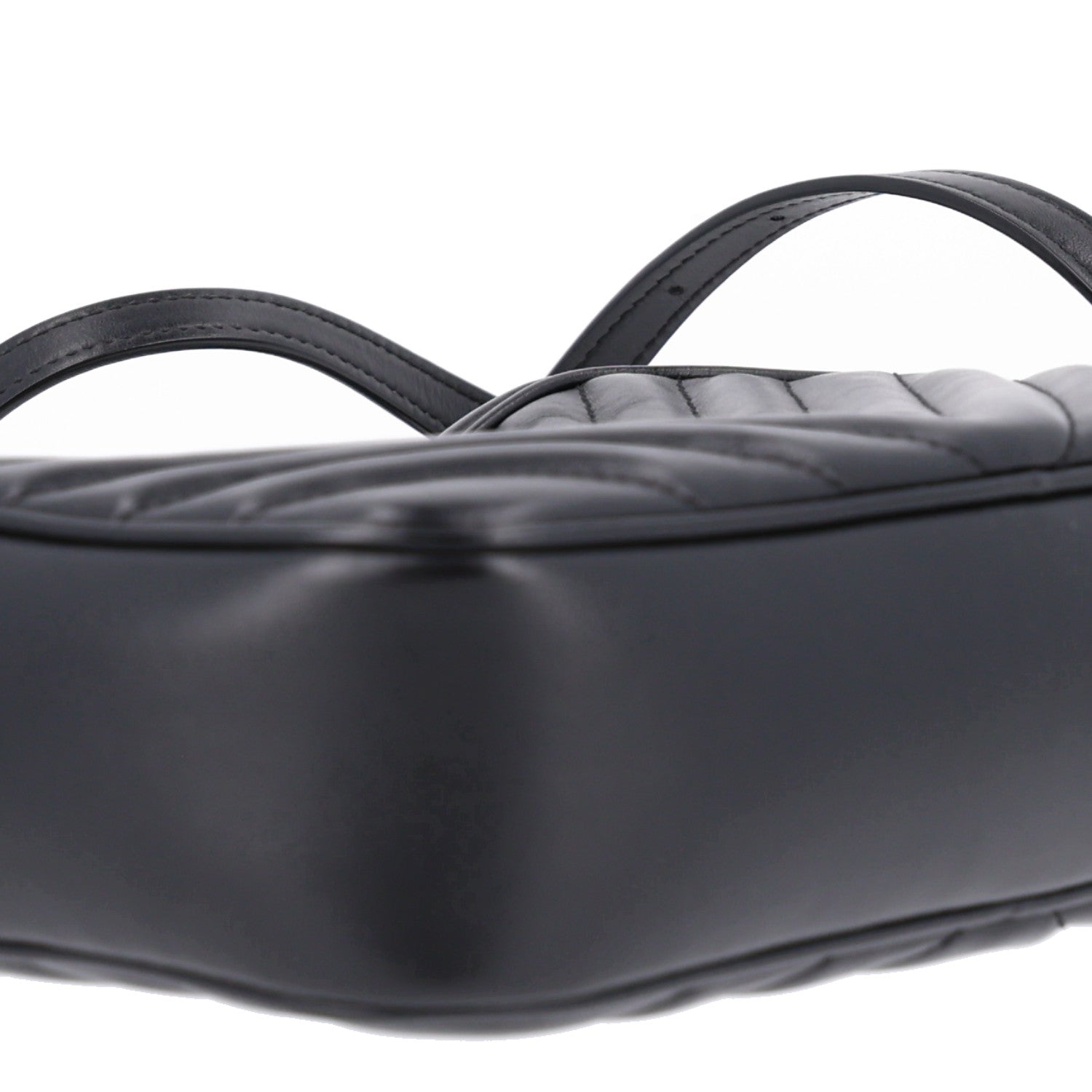 Saint Laurent Calfskin Matelasse Monogram Lou Camera Bag Black 9 of 10