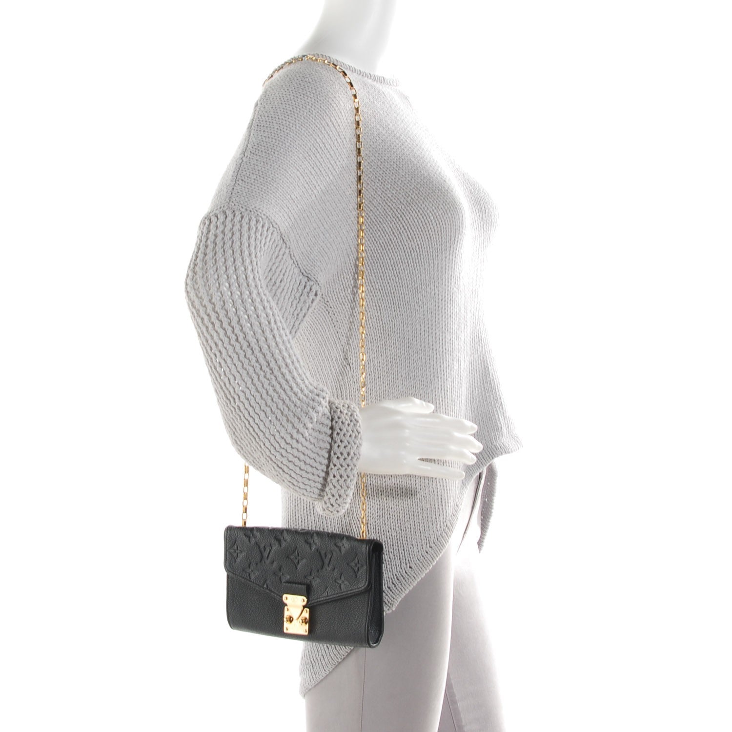 Louis Vuitton Empreinte Pochette Saint Germain Black 2 of 7