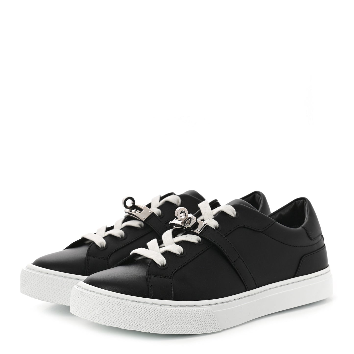 Calfskin Day Sneakers 37 Black