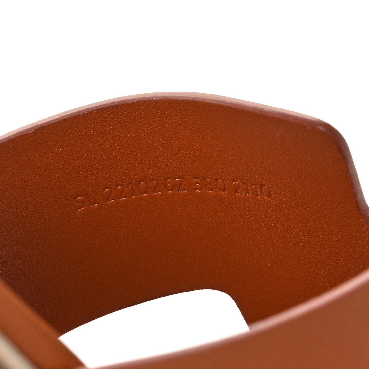 Hermes Calfskin Cork Eze 30 Sandals 38 Marron Glaise 8 of 9