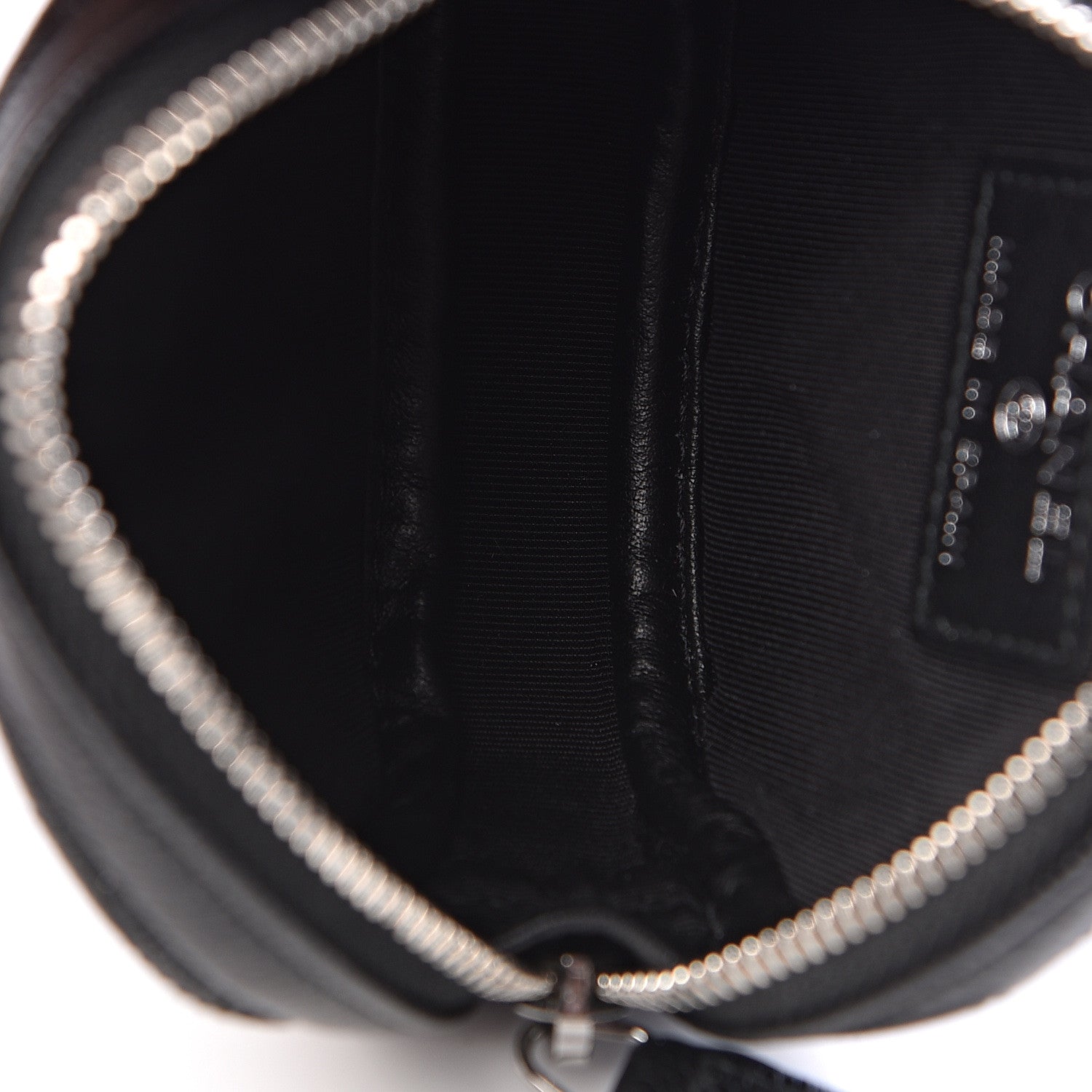 Chanel Iridescent Caviar Quilted Zip Around Classic Coin Purse Black 5 of 7