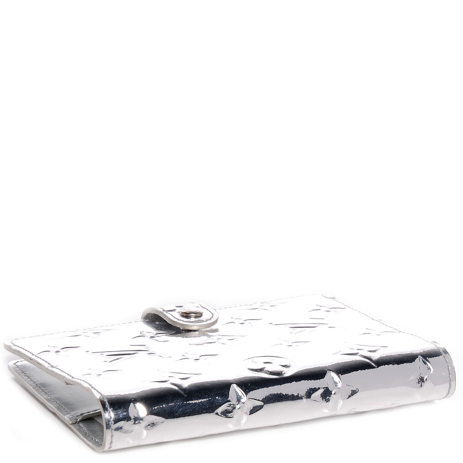 Louis Vuitton Monogram Miroir Small Ring Agenda Silver 4 of 8