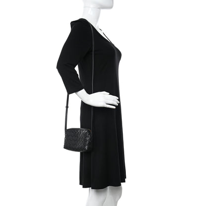 Bottega Veneta Nappa Intrecciato Nodini Mini Crossbody Black 2 of 11