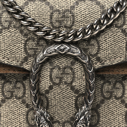 Gucci GG Supreme Monogram Super Mini Dionysus Shoulder Bag Taupe 7 of 10