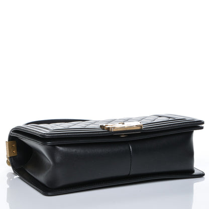 Chanel Lambskin Quilted Medium Boy Flap Black 4 of 7
