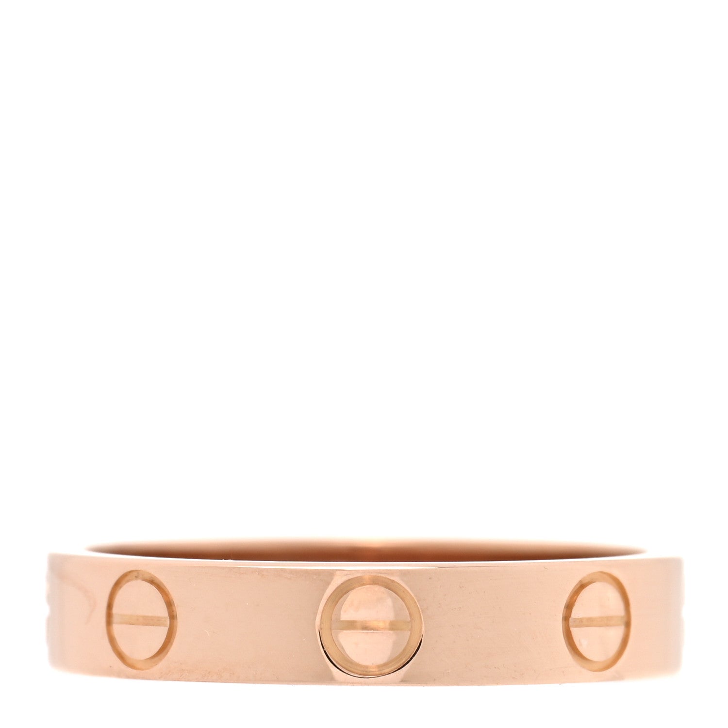 Cartier 18K Pink Gold 3.5mm LOVE Wedding Band Ring 52 6 1 of 5