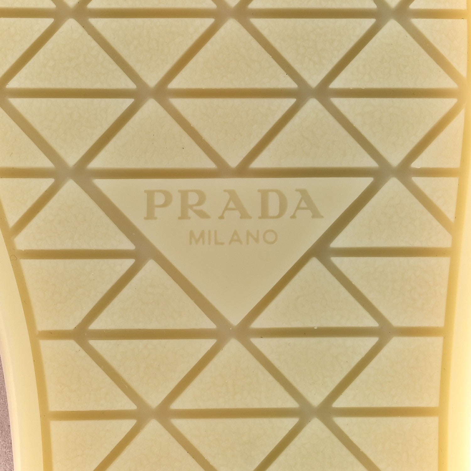 Prada Suede Scamosciato Triangle Logo Mules 37.5 Alabastro 8 of 10