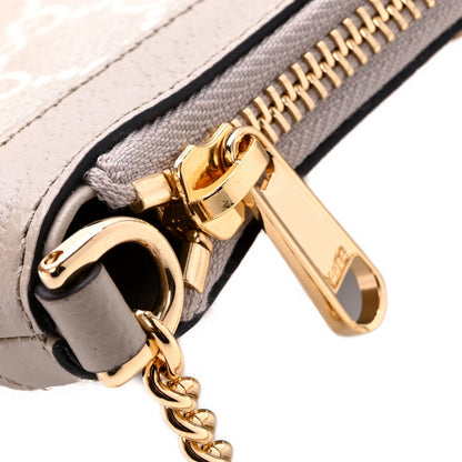 Gucci GG Supreme Monogram Textured Dollar Calfskin Web Mini Ophidia GG Handbag Beige Mystic White Oatmeal 11 of 12