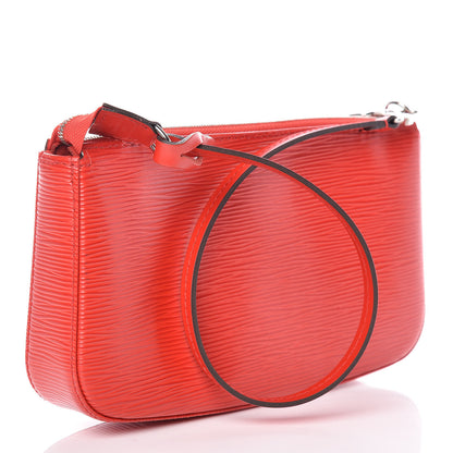 Louis Vuitton Epi Pochette Accessories NM Coquelicot 3 of 9