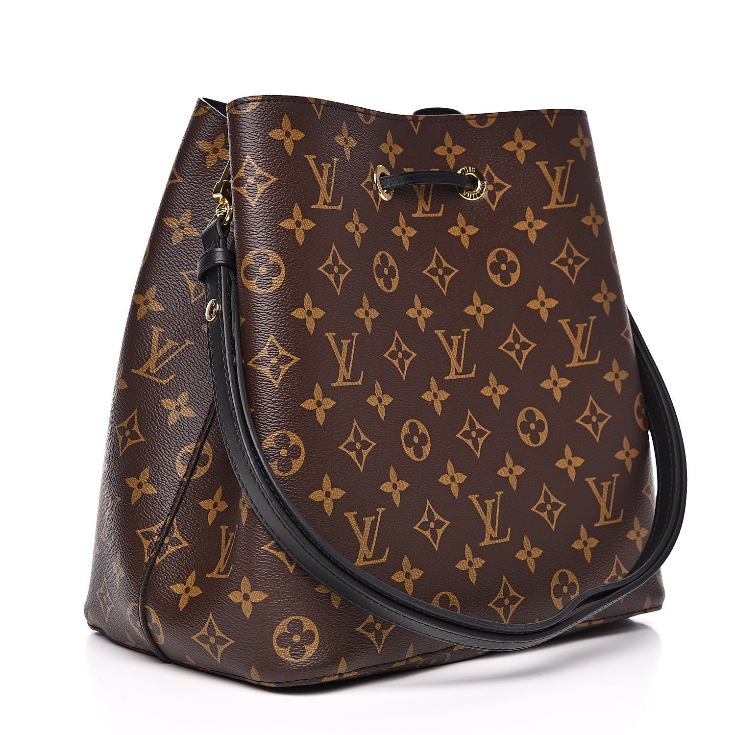 Louis Vuitton Monogram Neonoe MM Black 3 of 9
