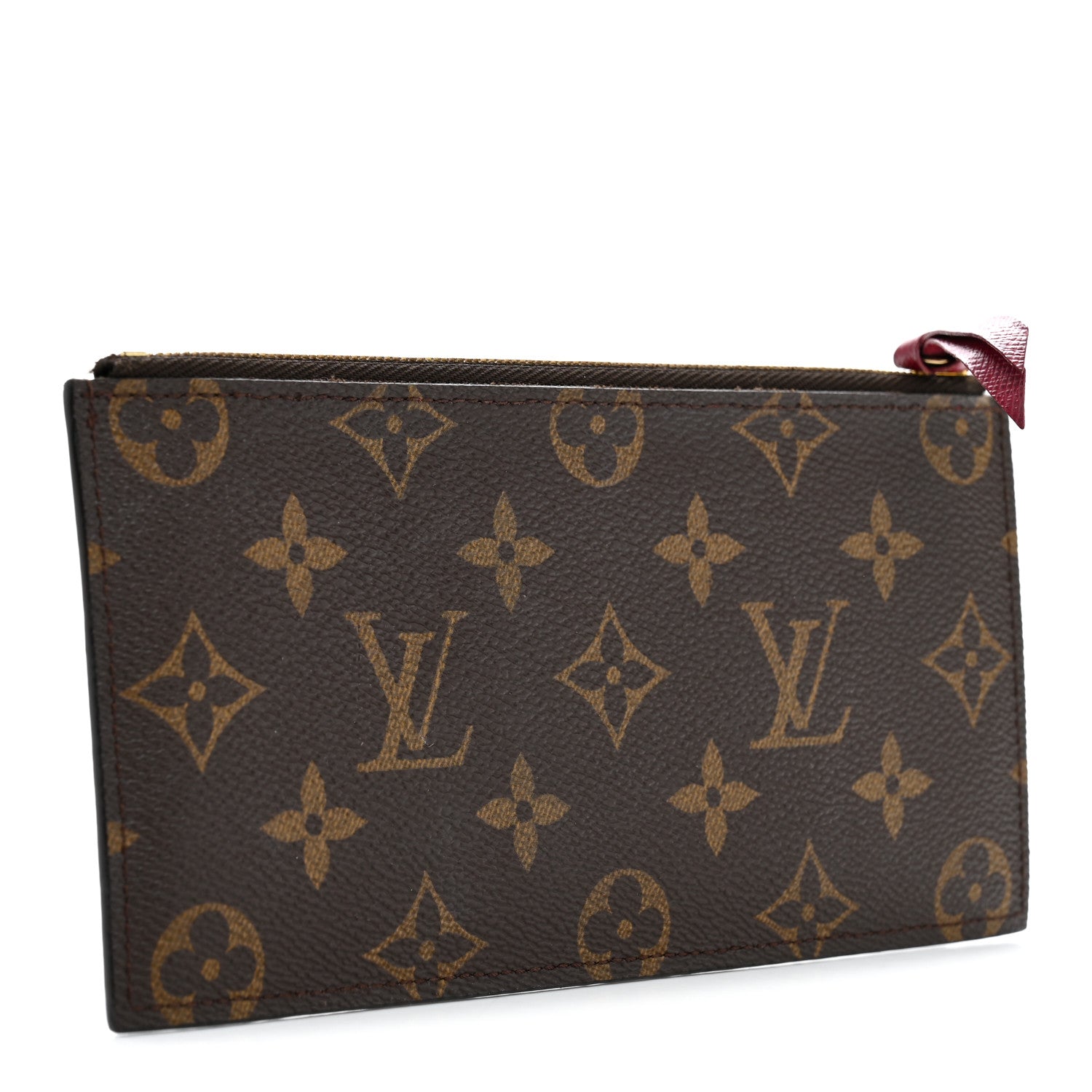 Louis Vuitton Monogram Felicie Chain Wallet Zippered Insert