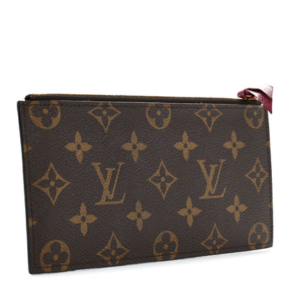 Louis Vuitton Monogram Felicie Chain Wallet Zippered Insert Fuchsia 3 of 7