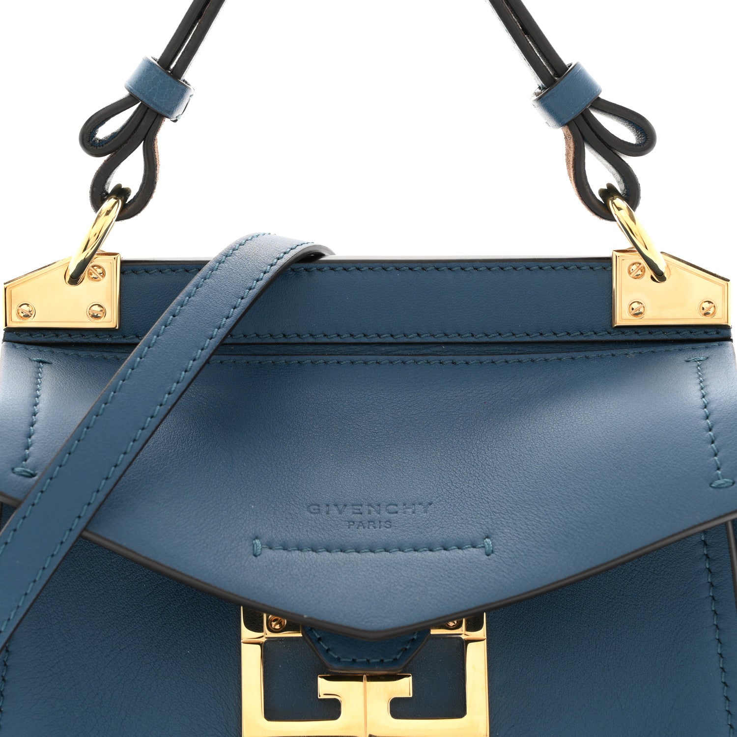 Givenchy Calfskin Mini Mystic Shoulder Bag Navy 7 of 10