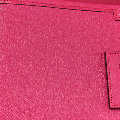 Hermes Chevre Mysore Jige Elan 29 Clutch Rose Shocking 8 of 10