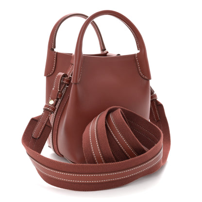 Loro Piana Smooth Calfskin Micro Bale Bag Deep Kummel 3 of 9