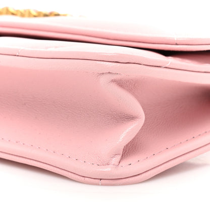 Chanel Lambskin Quilted Chanel 19 Belt Phone Holder Bag Pink 8 of 11