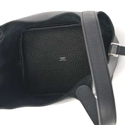 Hermes Taurillon Clemence Picotin Lock 22 MM Black 5 of 11