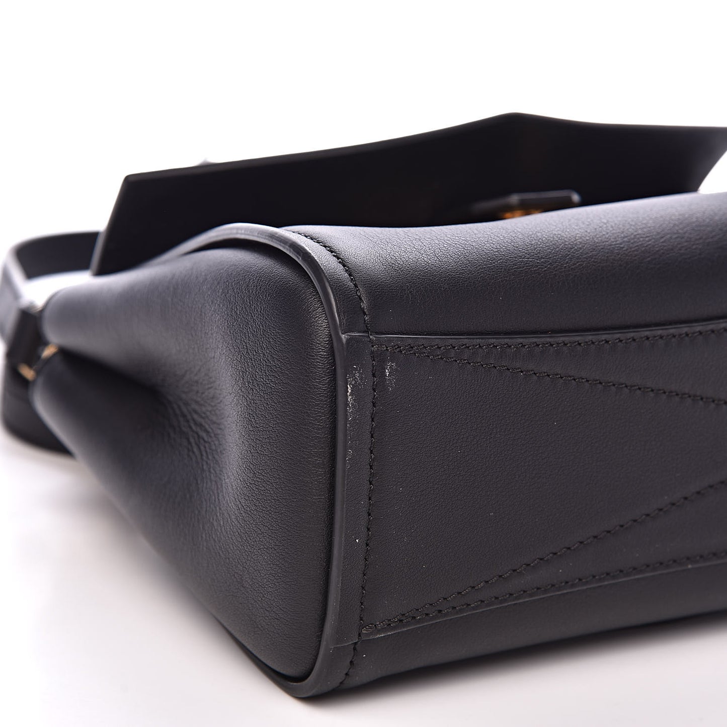 Calfskin Mini Mystic Shoulder Bag Black