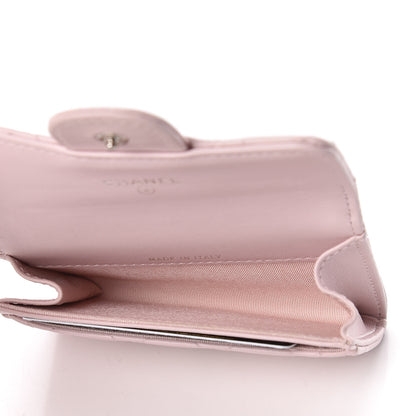 Chanel Lambskin Quilted Card Holder Light Pink 5 of 13