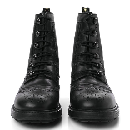 Christian Dior Calfskin Diorunit Low Boot 37.5 Black 2 of 10