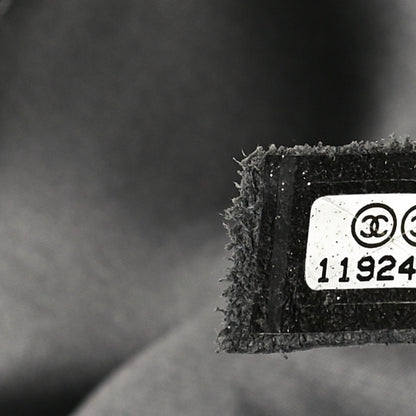 Chanel Lambskin Square Stitched Lax East West Tote Black 6 of 12