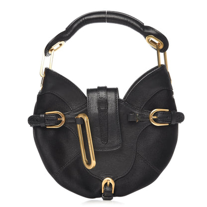 Jimmy Choo Satin Calfskin Mini Tulita Black 1 of 8