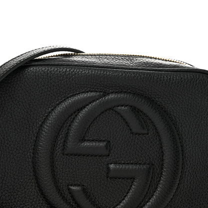 Gucci Pebbled Calfskin Small Soho Disco Bag Black 8 of 14