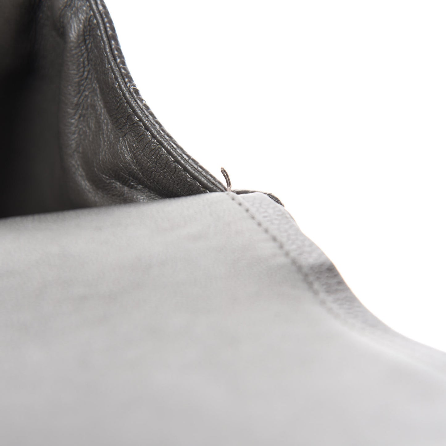 Caviar Quilted Maxi Double Flap Grey