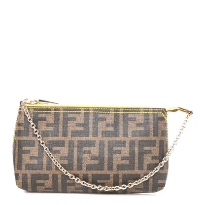 Fendi Zucca Spalmati Pochette Tobacco Giallo 1 of 8