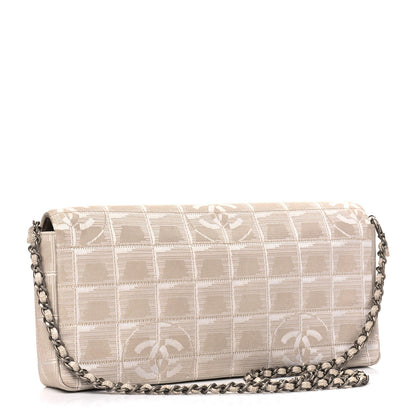 Chanel Nylon Travel East West Flap Beige 2 of 8