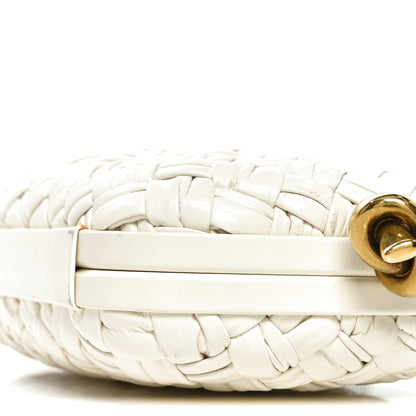 Bottega Veneta Foulard Intrecciato Knot On Strap White 9 of 9