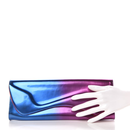 Christian Louboutin Patent Scarabe Pigalle Clutch Rose Digitale 2 of 6