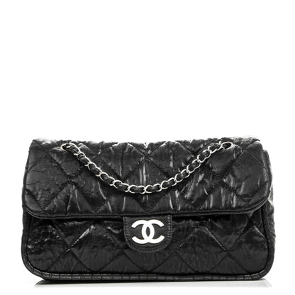 Chanel Coated Canvas Le Marais Flap Black 1 of 6