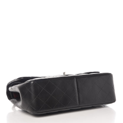 Chanel Lambskin Quilted Jumbo Double Flap Black 4 of 11