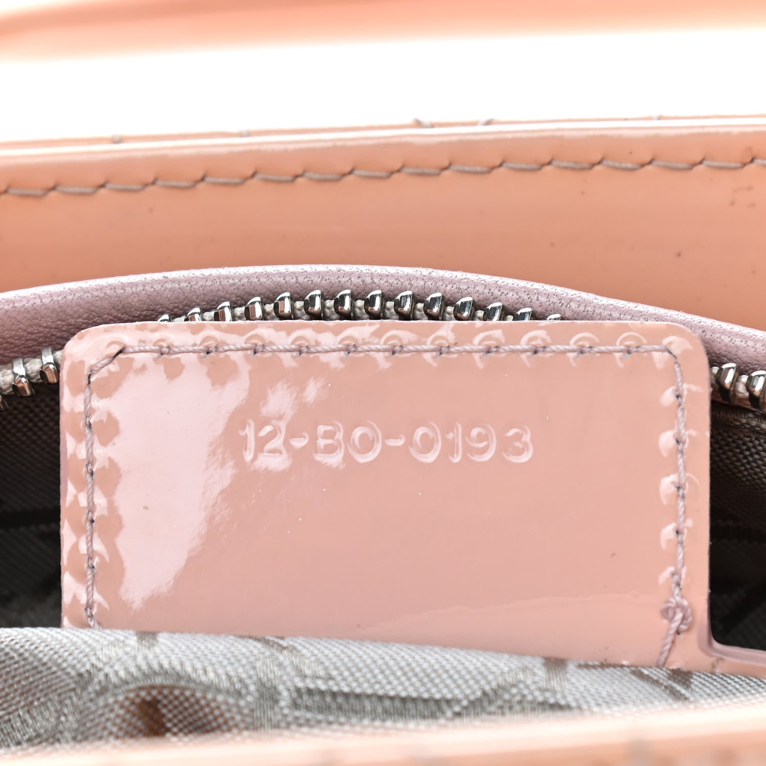 Christian Dior Patent Cannage Medium Lady Dior Rose Clair 9 of 10