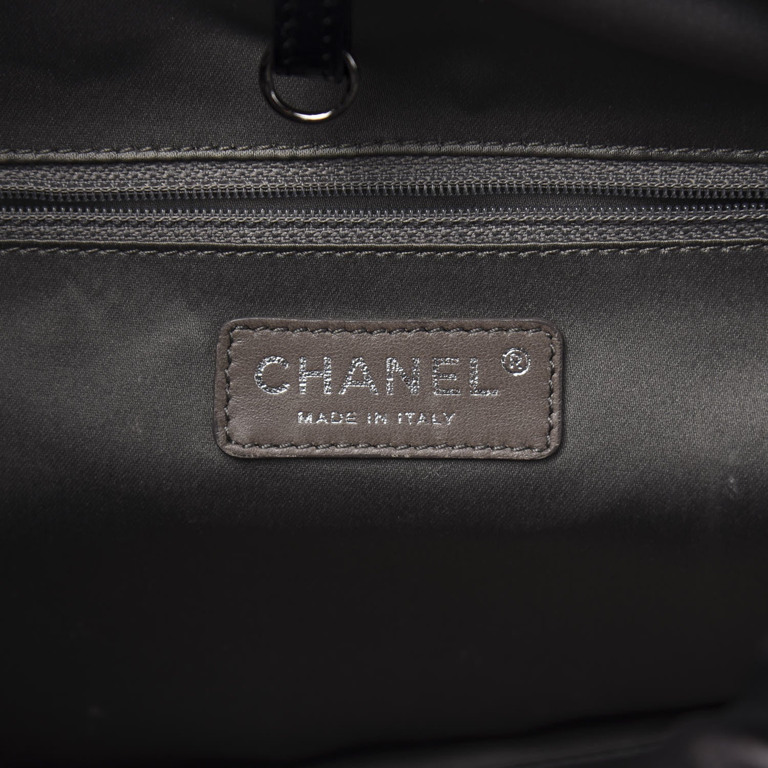 Chanel Lambskin East West Soho Shopper Black 6 of 15