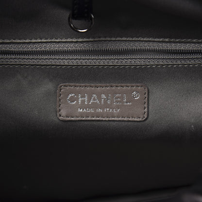 Chanel Lambskin East West Soho Shopper Black 6 of 15
