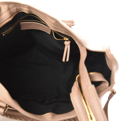 Balenciaga Chevre Gold Metallic Edge Hardware City Rose Des Sables 7 of 13