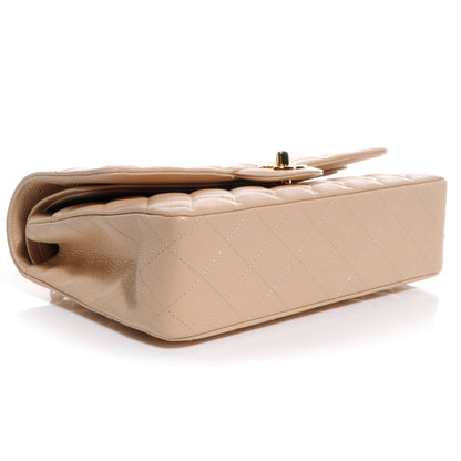 Chanel Caviar Quilted Medium Double Flap Beige Clair 4 of 9