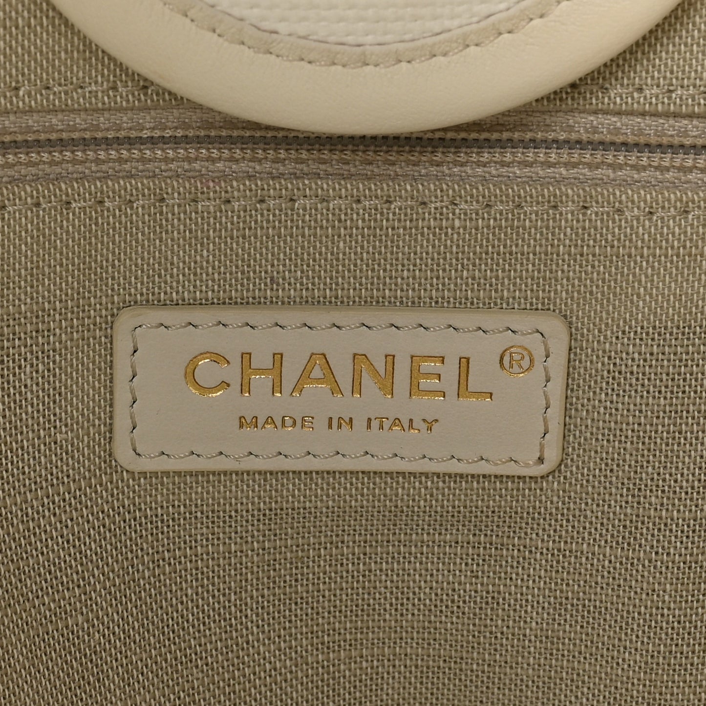 Cotton Medium Deauville Tote White