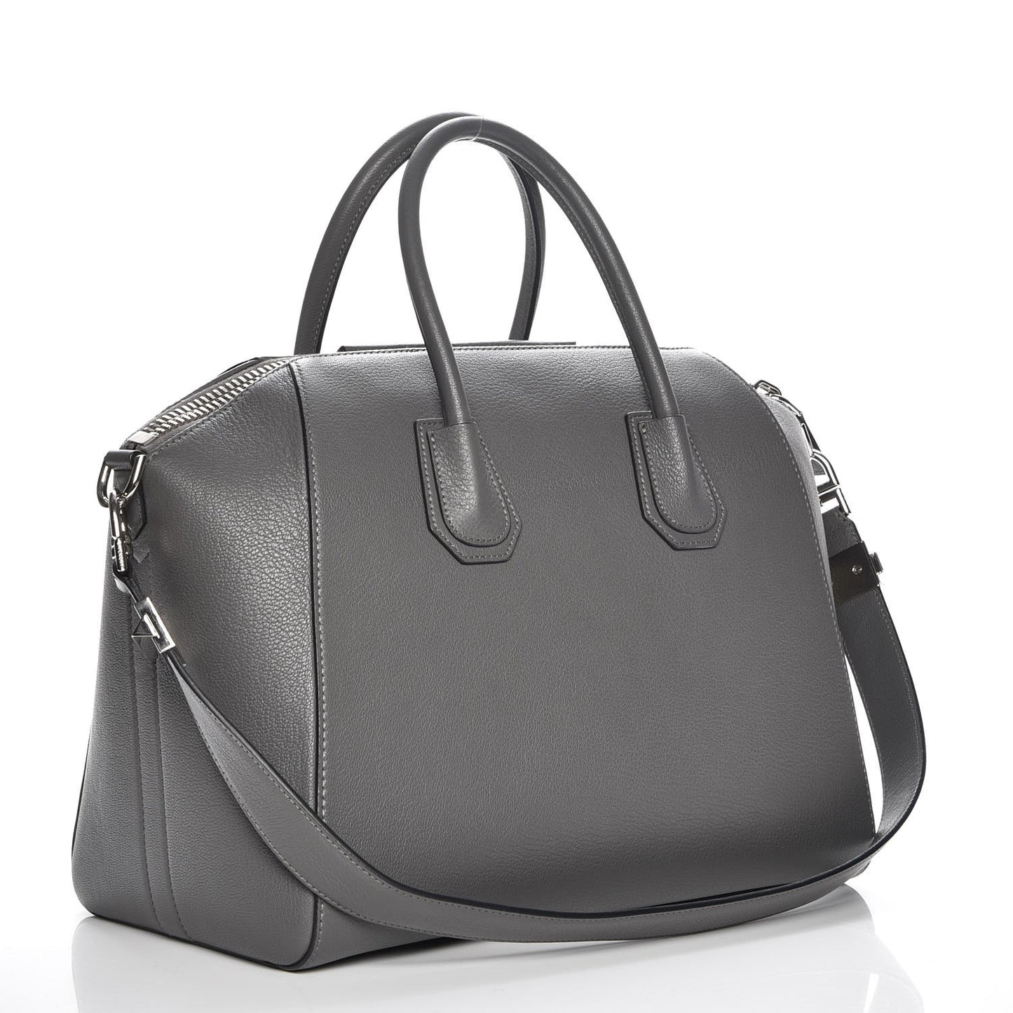 Sugar Goatskin Medium Antigona Dark Grey
