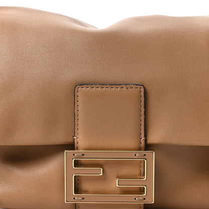 Fendi Shiny Nappa Small Mamma Baguette Cappuccino 8 of 10