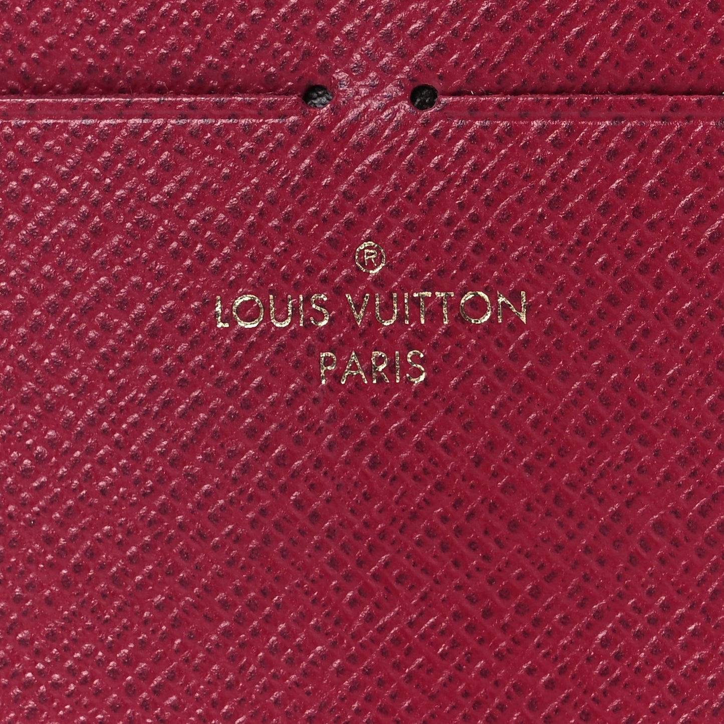Calfskin Felicie Card Holder Insert Fuchsia
