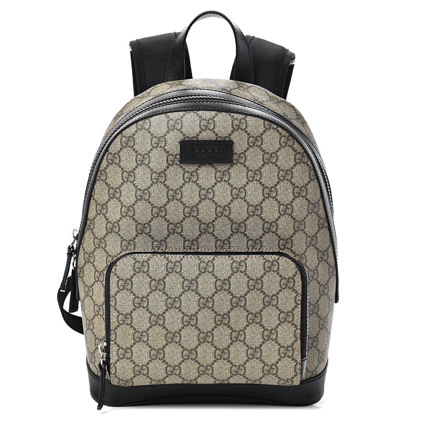 GG Supreme Monogram Small Eden Day Backpack Black