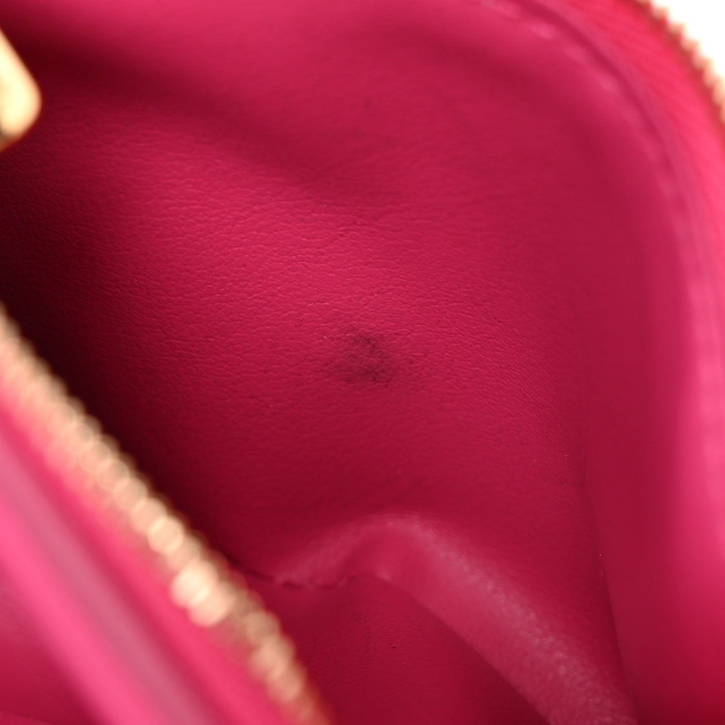 Calfskin Nanogram Embossed Victorine Wallet Rose