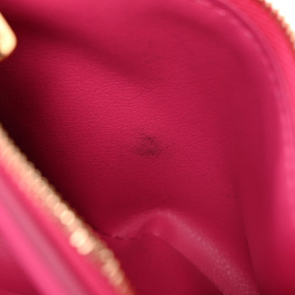 Louis Vuitton Calfskin Nanogram Embossed Victorine Wallet Rose 9 of 11