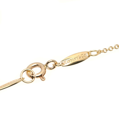 Tiffany 18K Yellow Gold Jade 18mm Elsa Peretti Bean Pendant Necklace 7 of 8
