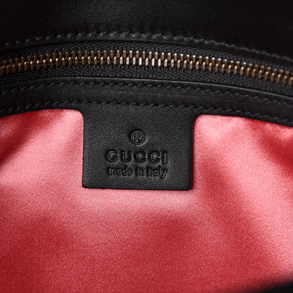 Gucci Velvet Matelasse Medium GG Marmont Shoulder Bag Black 6 of 10