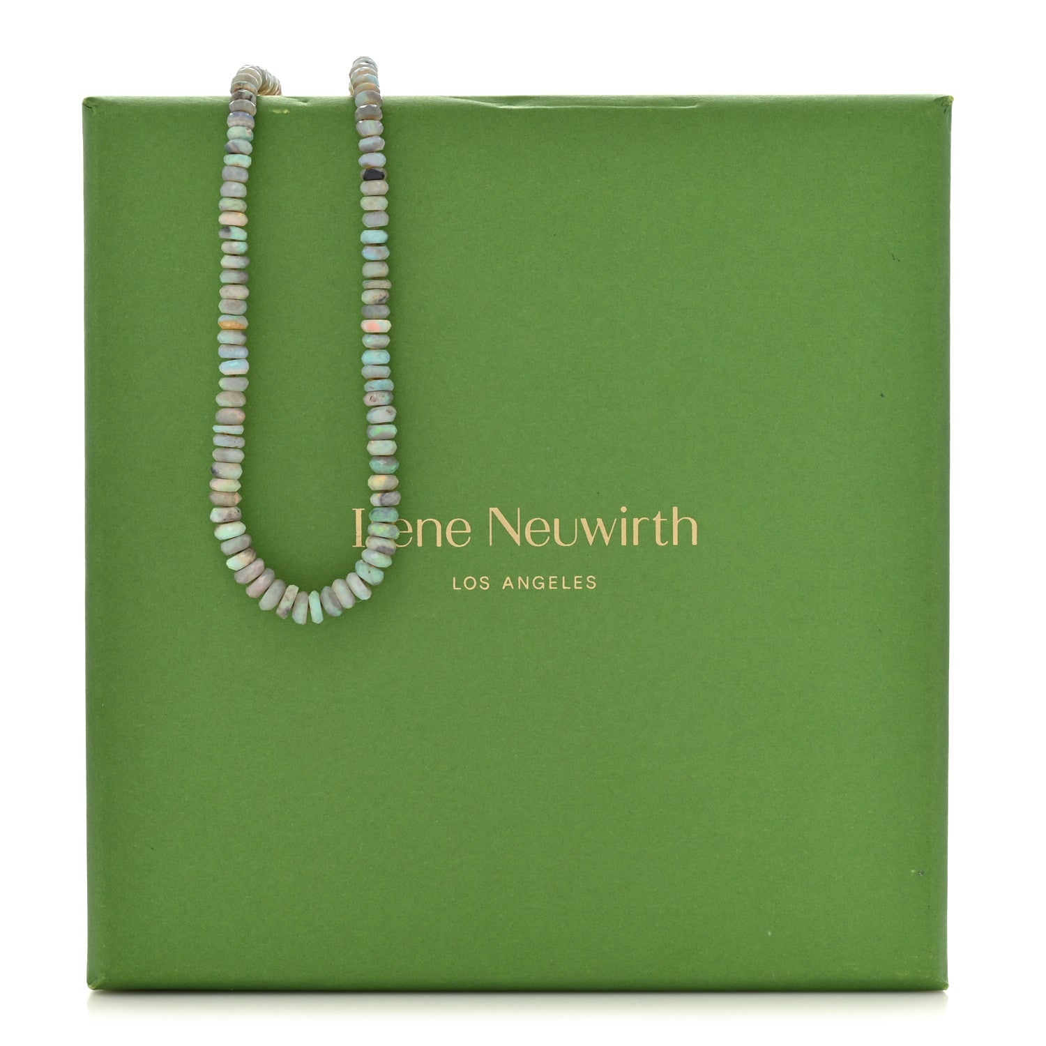 Irene Neuwirth 18K Yellow Gold Opal Candy Beaded Necklace 6 of 6